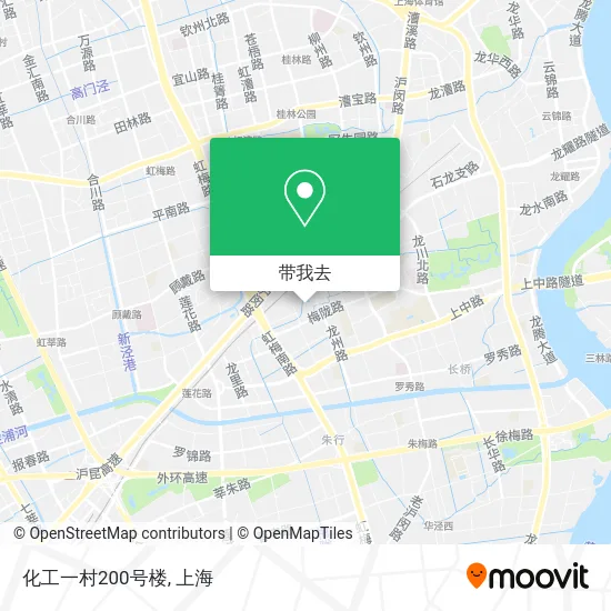 化工一村200号楼地图