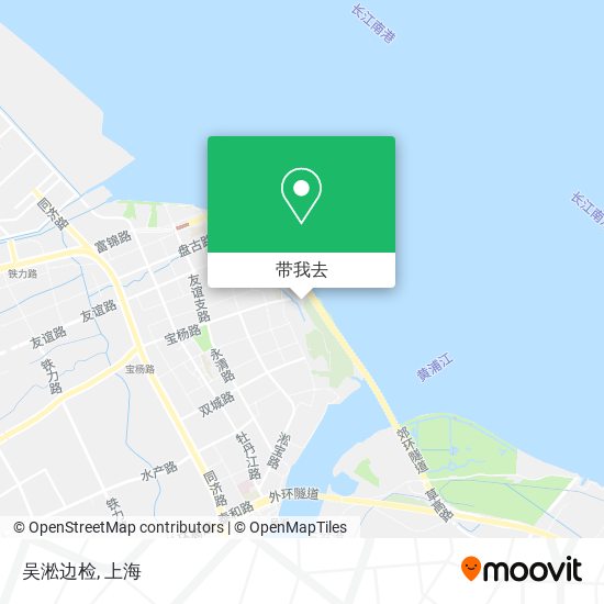 吴淞边检地图