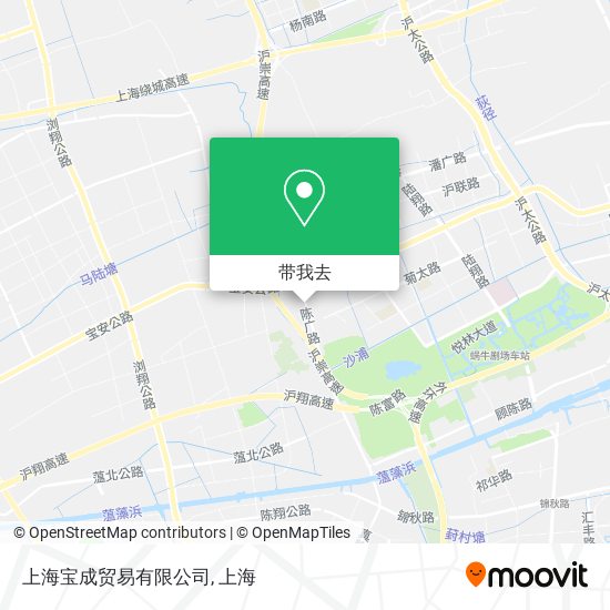上海宝成贸易有限公司地图