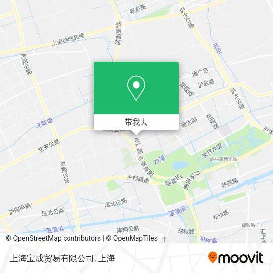 上海宝成贸易有限公司地图
