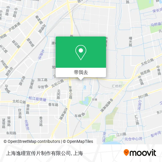 上海逸瞳宣传片制作有限公司地图