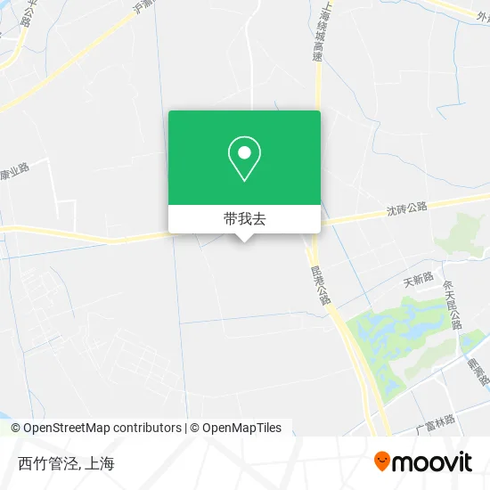 西竹管泾地图