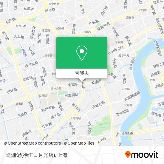 巡湘记(徐汇日月光店)地图