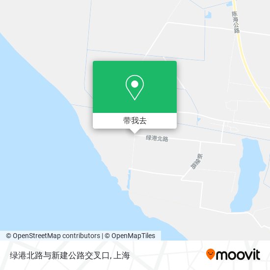 绿港北路与新建公路交叉口地图