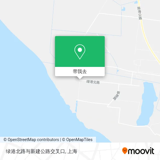 绿港北路与新建公路交叉口地图