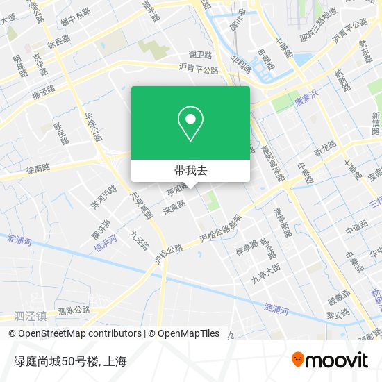 绿庭尚城50号楼地图