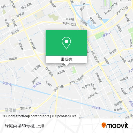 绿庭尚城50号楼地图