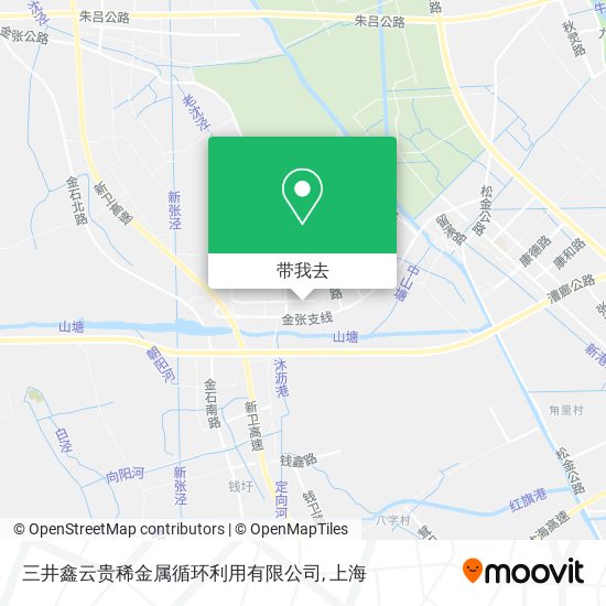 三井鑫云贵稀金属循环利用有限公司地图