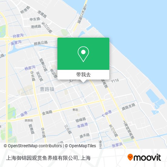 上海御锦园观赏鱼养殖有限公司地图
