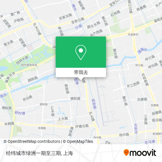 经纬城市绿洲一期至三期地图