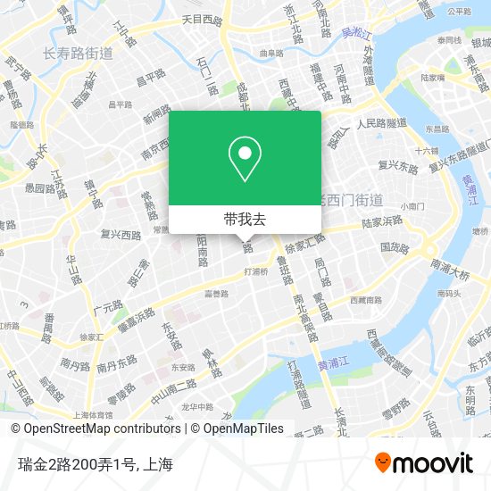 瑞金2路200弄1号地图