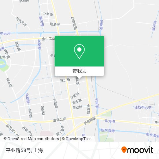 平业路58号地图