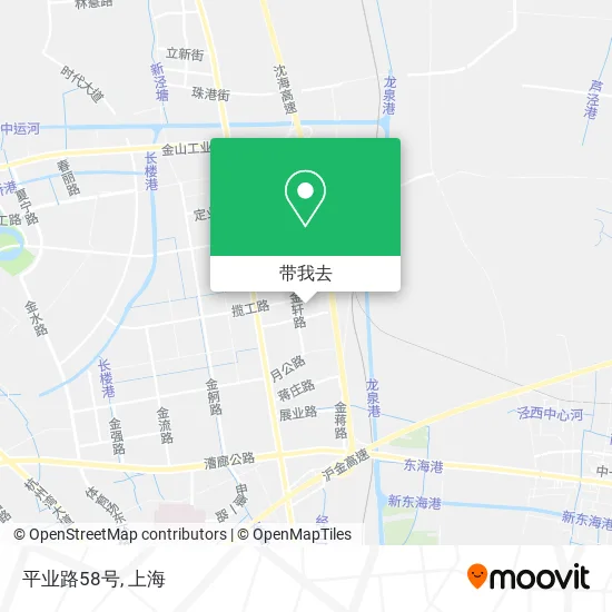 平业路58号地图
