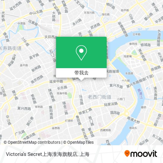 Victoria's Secret上海淮海旗舰店地图