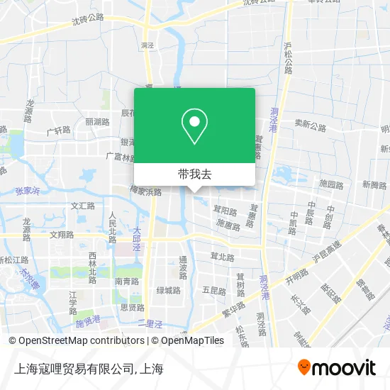 上海寇哩贸易有限公司地图