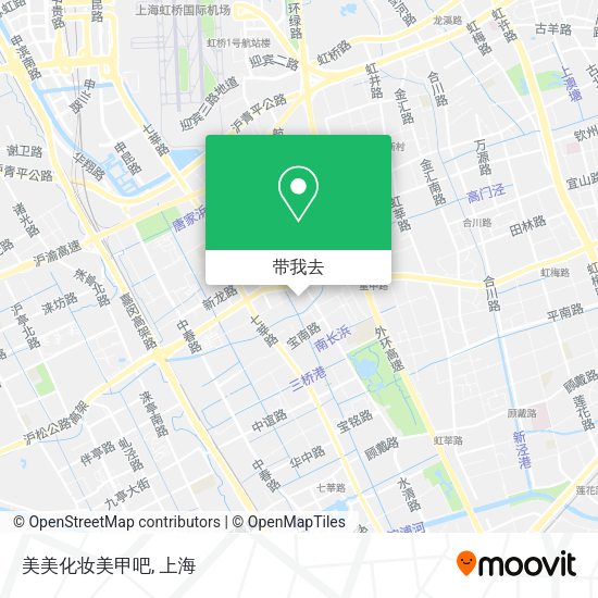 美美化妆美甲吧地图