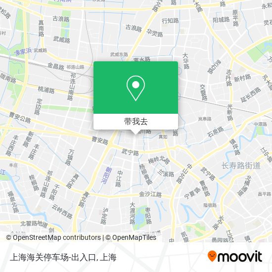 上海海关停车场-出入口地图