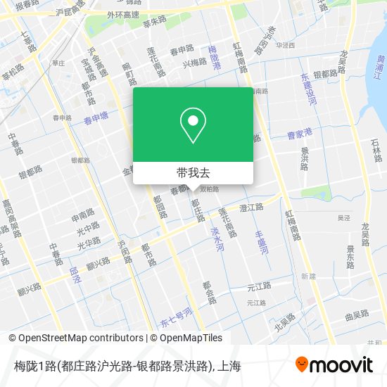 梅陇1路(都庄路沪光路-银都路景洪路)地图