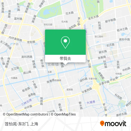 莲怡苑-东2门地图