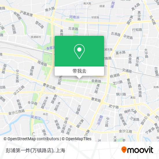 彭浦第一炸(万镇路店)地图