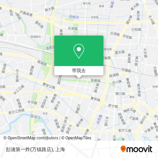 彭浦第一炸(万镇路店)地图
