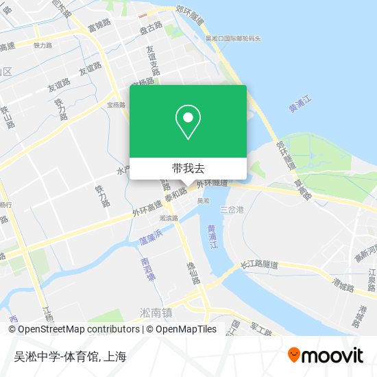 吴淞中学-体育馆地图