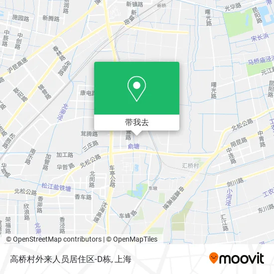 高桥村外来人员居住区-D栋地图