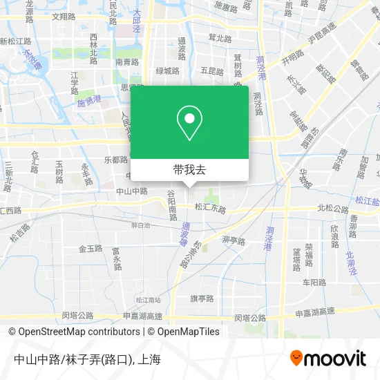 中山中路/袜子弄(路口)地图