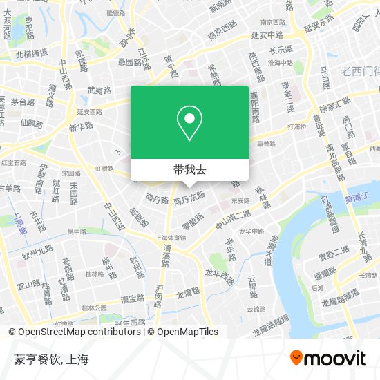 蒙亨餐饮地图