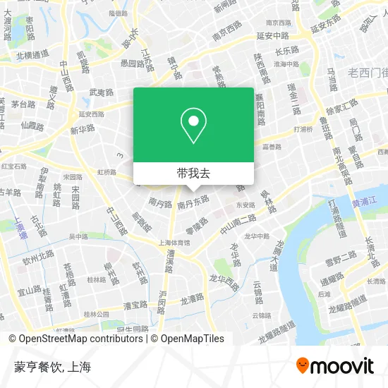 蒙亨餐饮地图