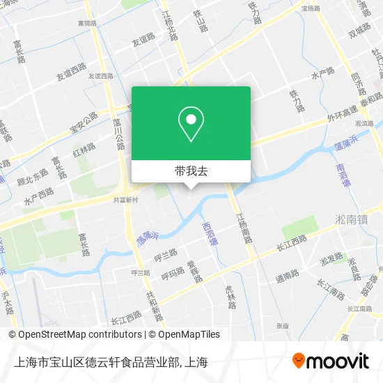 上海市宝山区德云轩食品营业部地图