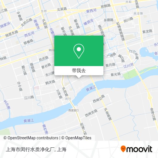 上海市闵行水质净化厂地图