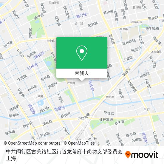 中共闵行区古美路社区街道龙茗府十尚坊支部委员会地图