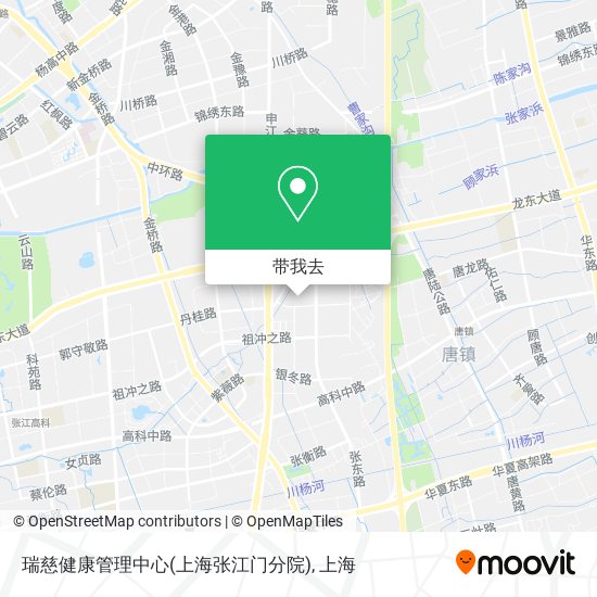 瑞慈健康管理中心(上海张江门分院)地图