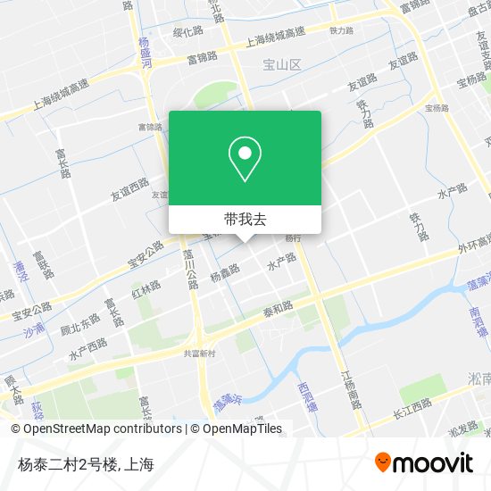 杨泰二村2号楼地图