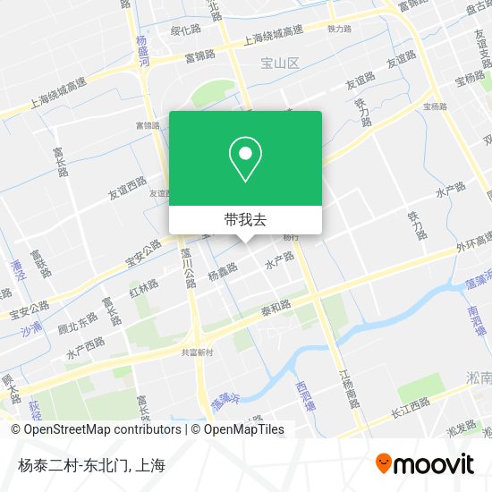 杨泰二村-东北门地图