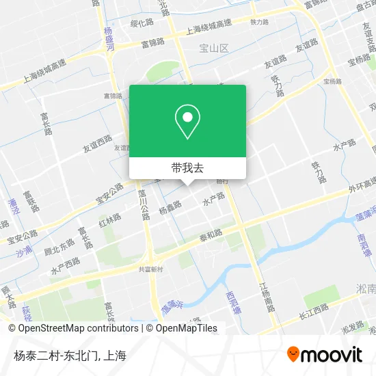 杨泰二村-东北门地图