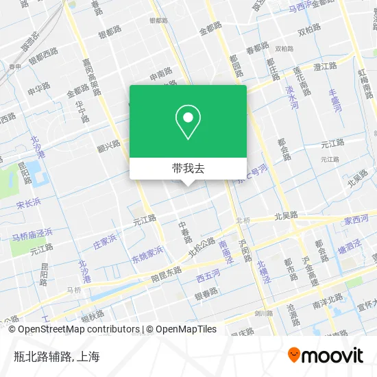 瓶北路辅路地图