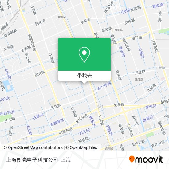 上海衡亮电子科技公司地图