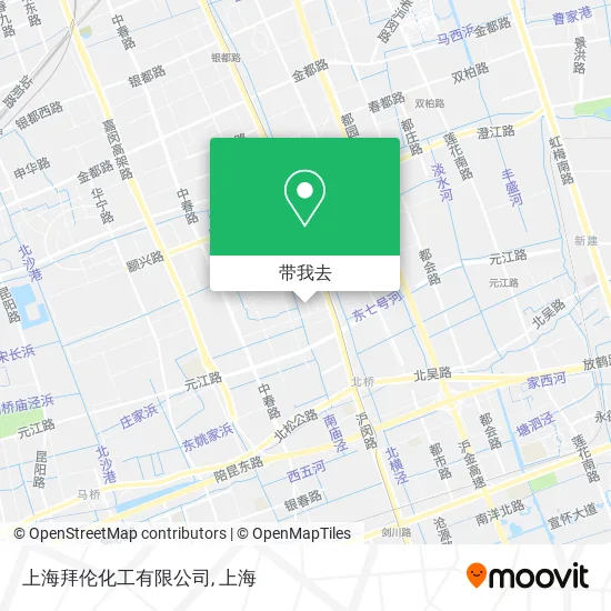 上海拜伦化工有限公司地图