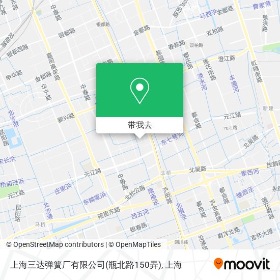 上海三达弹簧厂有限公司(瓶北路150弄)地图