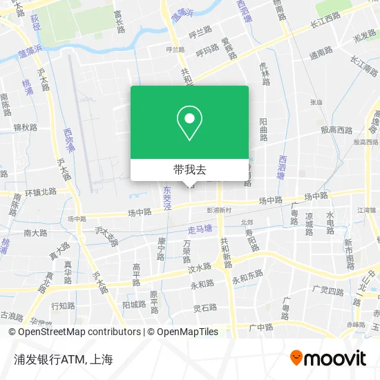 浦发银行ATM地图