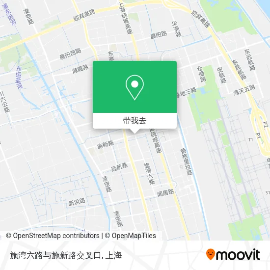 施湾六路与施新路交叉口地图
