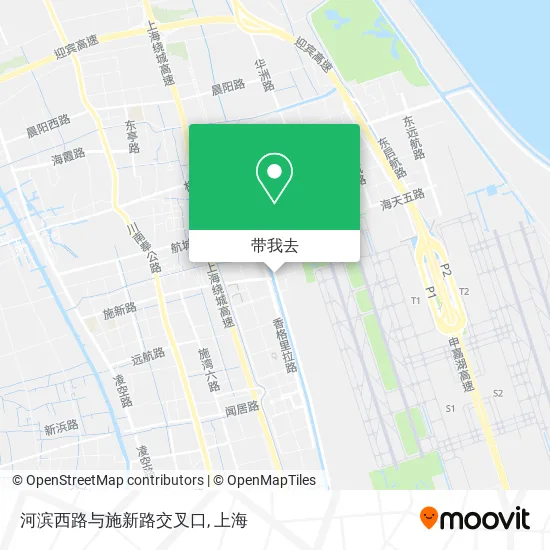 河滨西路与施新路交叉口地图