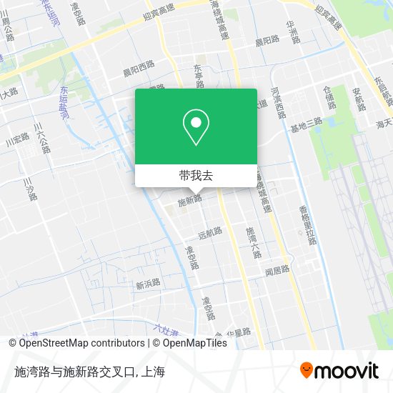 施湾路与施新路交叉口地图
