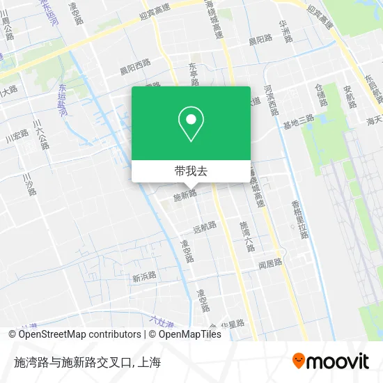 施湾路与施新路交叉口地图