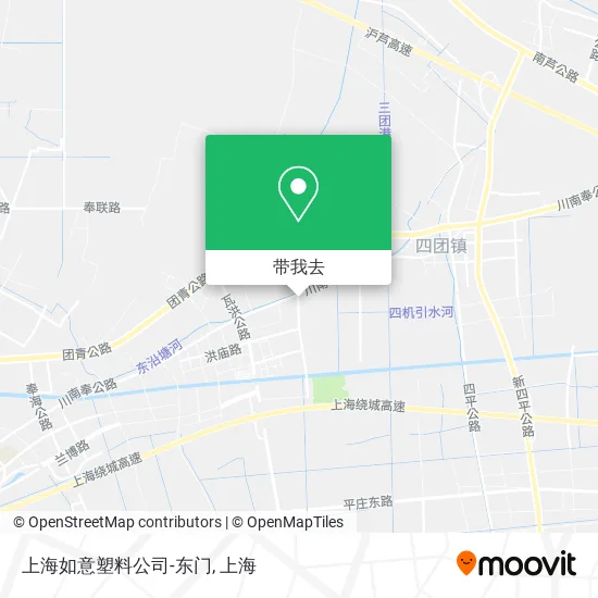 上海如意塑料公司-东门地图