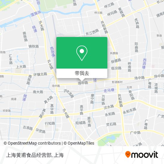 上海黄甫食品经营部地图