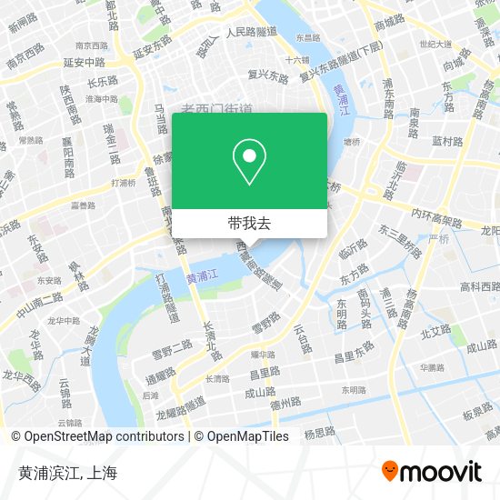 黄浦滨江地图
