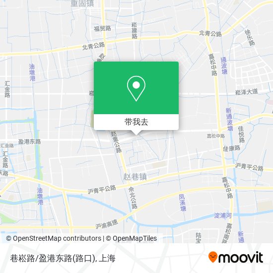 巷崧路/盈港东路(路口)地图